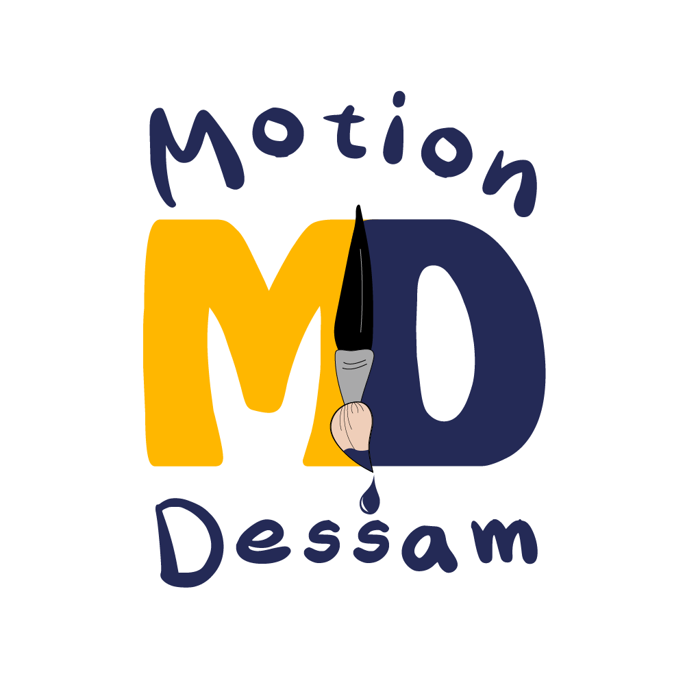 logo motion dessam fond transparent